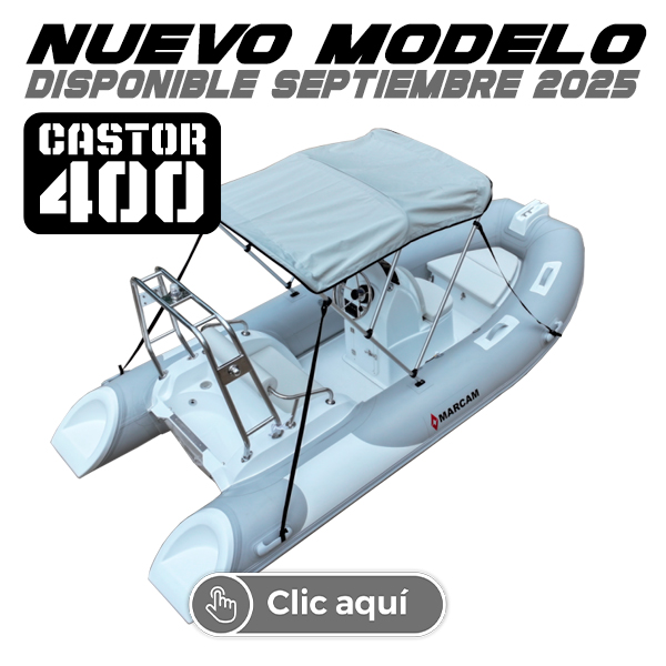 Venta de lanchas semirrígidas MARCAM, motores Yamaha, Parsun, Mercury y Tohatsu en Chile.
