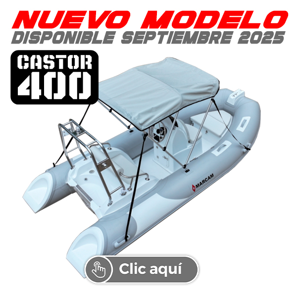 Venta de lanchas semirrígidas MARCAM, motores Yamaha, Parsun, Mercury y Tohatsu en Chile.